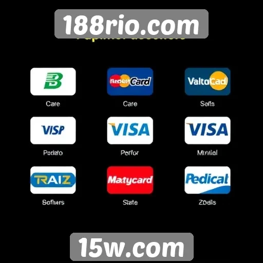 Métodos de pagamento aceitos no 188rio.com